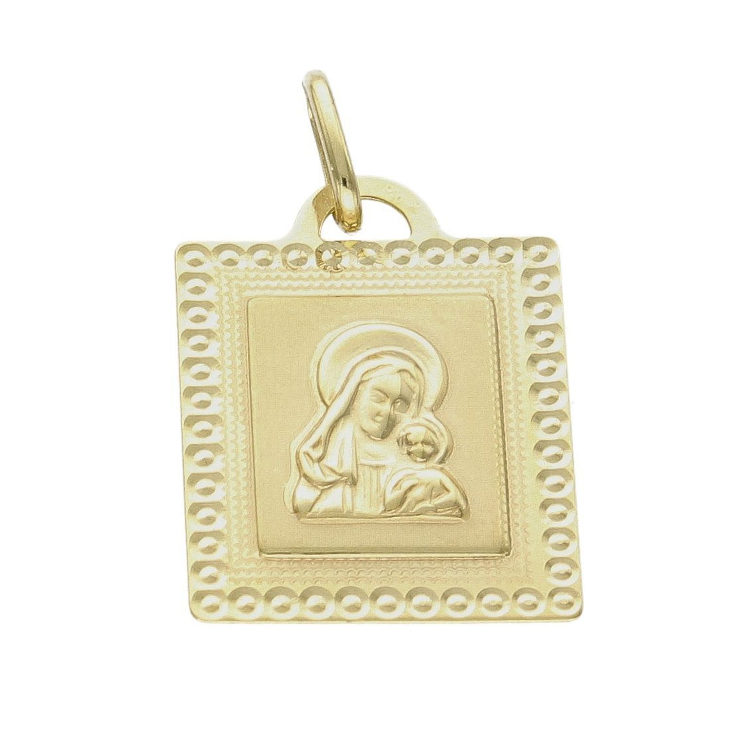 Złota zawieszka 333 medalik droga grecka Matka Boska Częstochowska ZA 3785 333. Medalik męski duży. ako prezent i upamiętnienie takich chwil jak Pierwsza Komunia, Chrzest czy Bierzmowanie..jpg